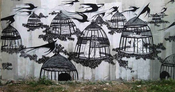 [PHOTO] Hyuro is an Argentin twib.in/l/7BgX9jxayggB #streetart #urbanart #design | twibble.io