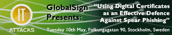 globalsign's tweet photo. Join us tomorrow in #Stockholm on May 10th for #ITAttacks. Who's coming? #Cyberattacks #Infosec https://t.co/aNPSEDDfDu