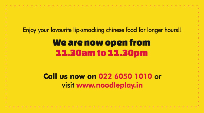 noodleplay's tweet photo. Noodle Play now open everyday from 11.30am to 11.30pm! Lip Smacking Chinese delivered hot and fresh when u want it! https://t.co/1EH5mKhHW8