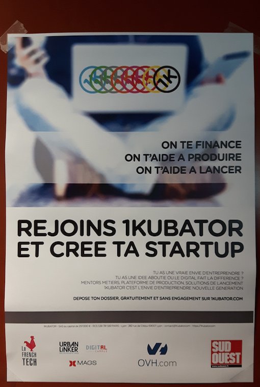 EmmanuelMacron's tweet photo. Chez @1kubator à Bordeaux, un incubateur de start-ups qui préparent la mobilité de demain. https://t.co/5PbaJHDndQ