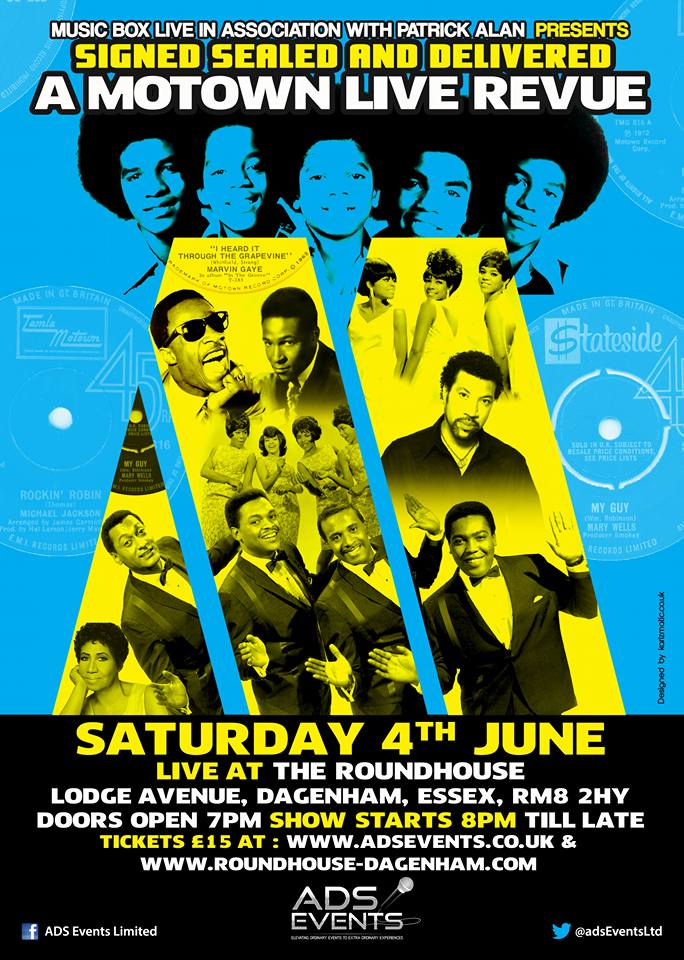 decadesradio's tweet photo. @PaulGrayDJ  #MOTOWN don't miss Signed sealed &amp; Delivered Motown Revue @RoundhouseDag 4 June https://t.co/R7lQzvnF44 https://t.co/x6TVsCNuUH