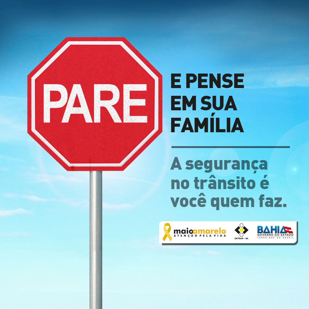 tempopropaganda's tweet photo. "Pare e pense em sua Família"
Campanha criada pela Tempo Propaganda para o @DetranBahia https://t.co/GzMQpaD3zy
