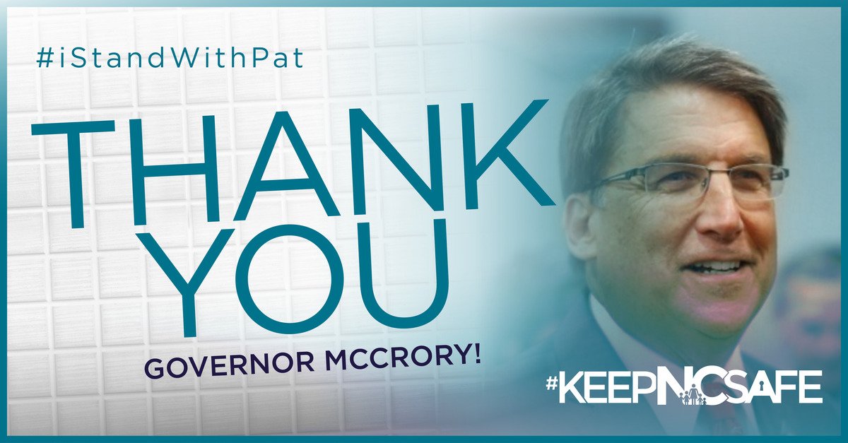 FRCdc's tweet photo. BREAKING: NC Governor files lawsuit against DOJ: https://t.co/b7THxBU2u5. Thank you @PatMcCroryNC for standing firm! https://t.co/3q0m6L685Y