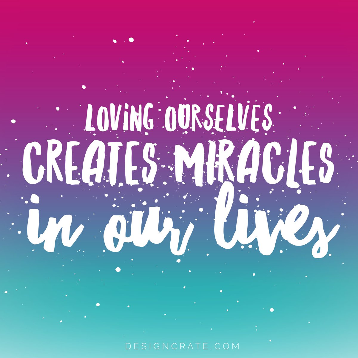designcrate's tweet photo. Loving ourselves creates miracles in our lives... #MondayMotivation #designcrate #simpletruth https://t.co/ZiBFCh434g
