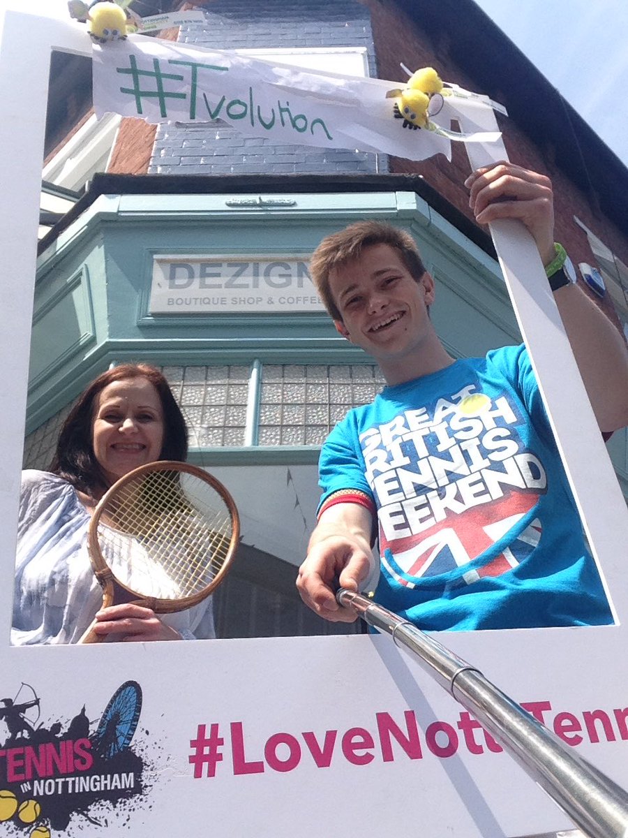 tennisvolution's tweet photo. #Tvolutionselfiechallenge #Nottsindependent #tennis4all #Notts #Tvolution @DezigneShop @TennisInNotts @BBCNottingham https://t.co/NF9ZA4wnvf