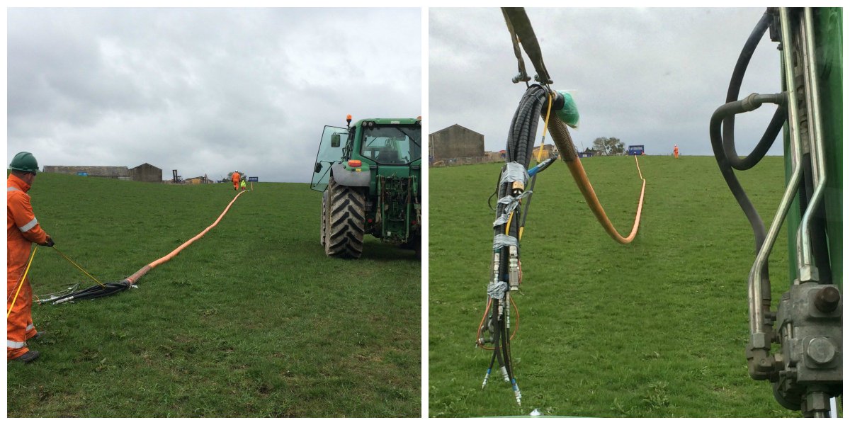 HiretechLimited's tweet image. Great view from the #JohnDeere as we complete another #umbilical #spooling work scope! For info, E: info@hiretech.eu