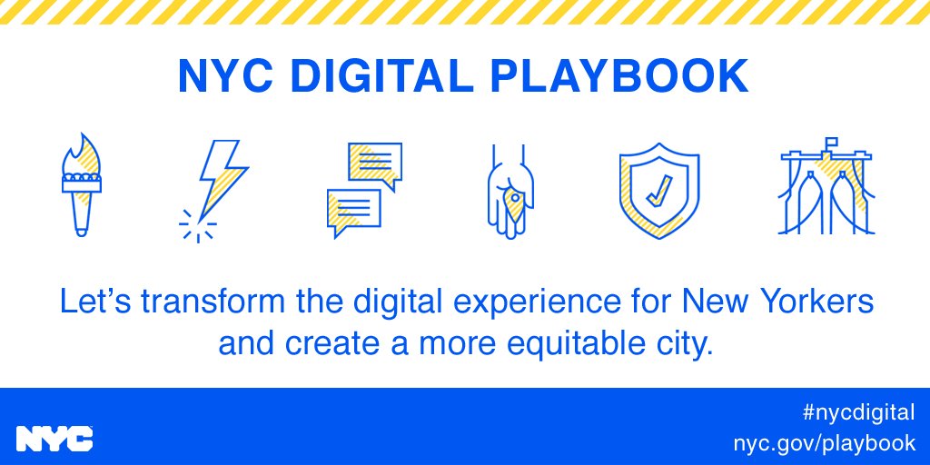 We're committed to creating a more equitable city. Here's how we're improving #nycdigital: nyc.gov/playbook