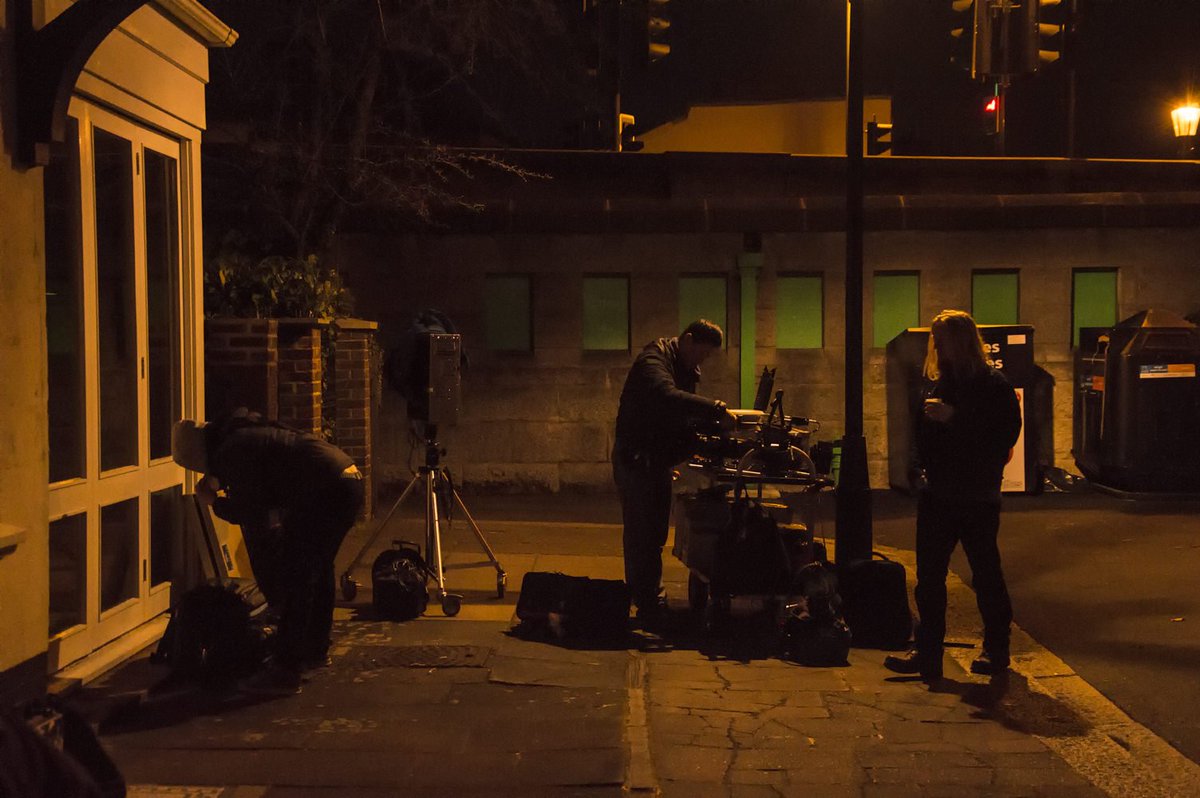 elsonmedia's tweet photo. It was an early start on @GrimeHorror 's #SoundOfFear courtesy of @NunoFDias #setlife #filmmaking @richardcbell https://t.co/wBhgUEH1R2