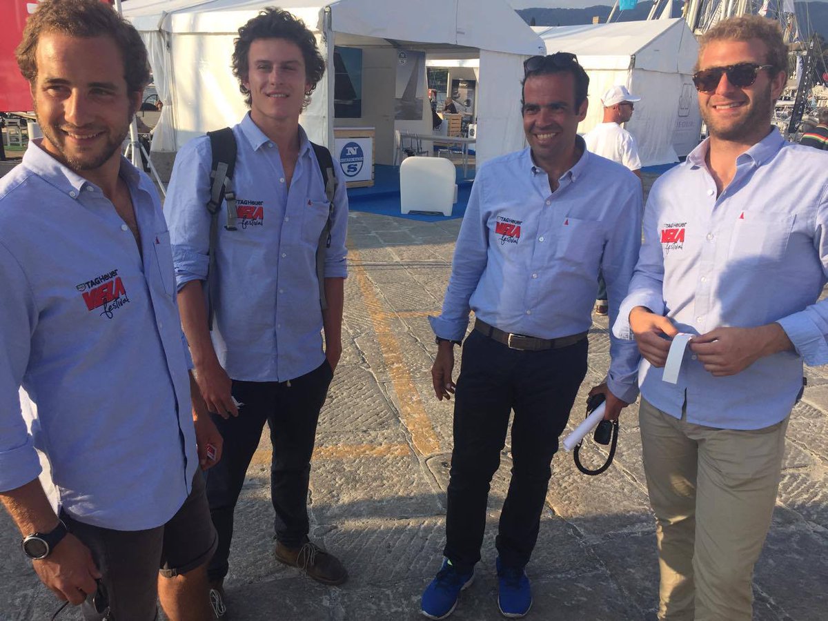 mustoclothing's tweet photo. PICTURE OF THE DAY: The staff at @TAGHeuer @VELAFestival looking smart in MUSTO #italy #sailing https://t.co/W6nnUJIpGm