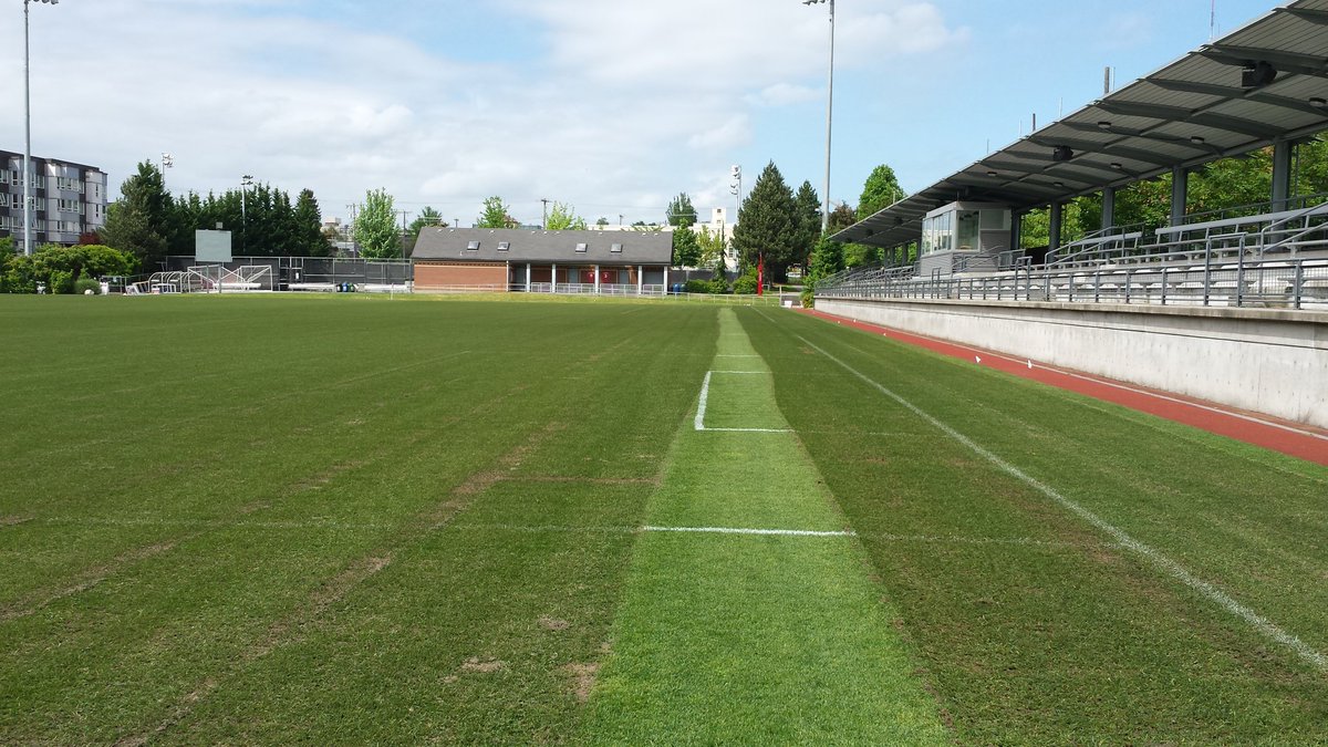 Last pass for fraze mowing.