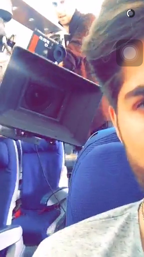 TateAndMiles's tweet photo. Nick shooting on an airplane! https://t.co/Yqi7Zd62fi