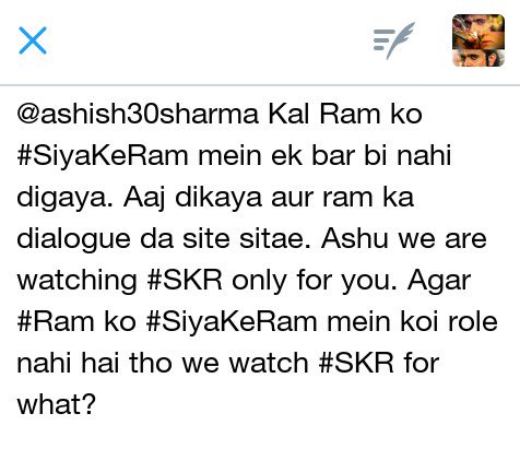 Aashiesh_fan's tweet photo. @ashish30sharma please read this.
@AsianPathak you also read this 👇
#SiyaKeRam https://t.co/mRAAnVG0r7