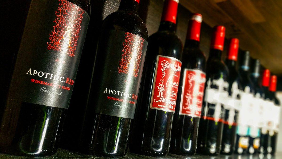 I got my red lineup  #mtl #redwine