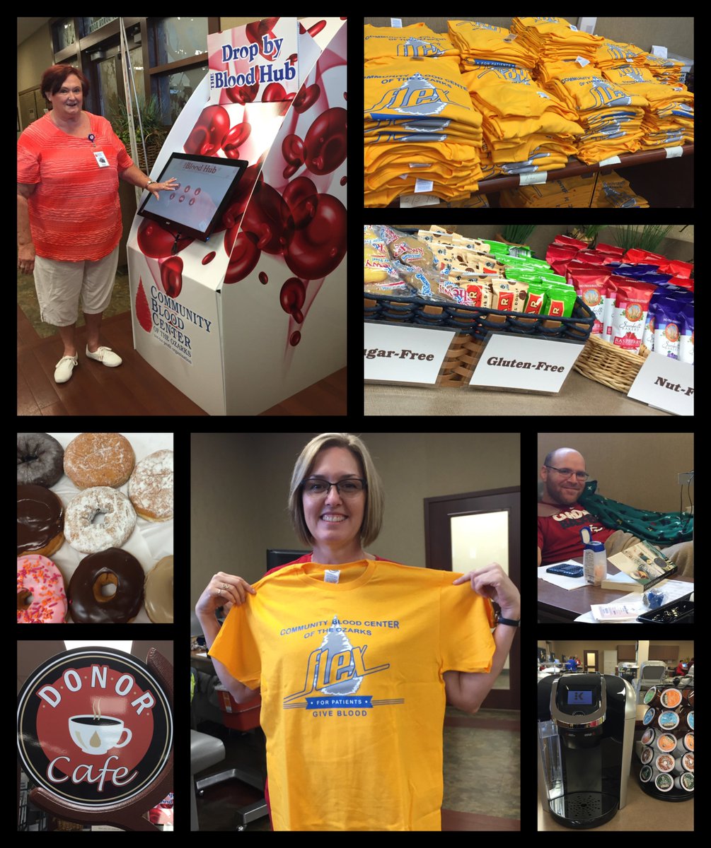 OzarksBlood's tweet photo. Grand Re-Opening Week!
May 9 - 15, 2016
#GiveBlood get 50% bonus LifePoints &amp; more!
https://t.co/QvMXlJrOdk
#SGF https://t.co/EKgnz9Bnao