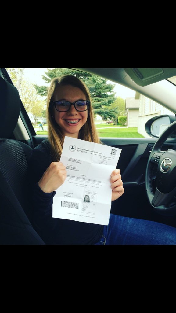 Sippy_8's tweet photo. I'd say it's a good start to my birthday๐๐ค๐ป๐๐ฆ #PassedRoadTest https://t.co/Fh6MA9zgtt