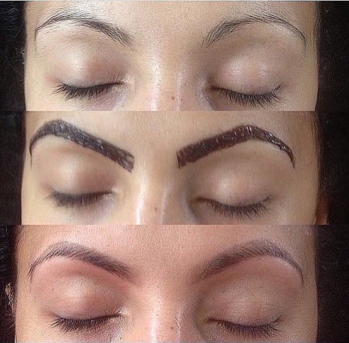 CandyBrowBar's tweet photo. #CandyBrowBar tint - A dye for the #brow hairs that last up to two weeks. Absolutely no makeup used! #CBB #Beauty  https://t.co/O5zVZu7NZM