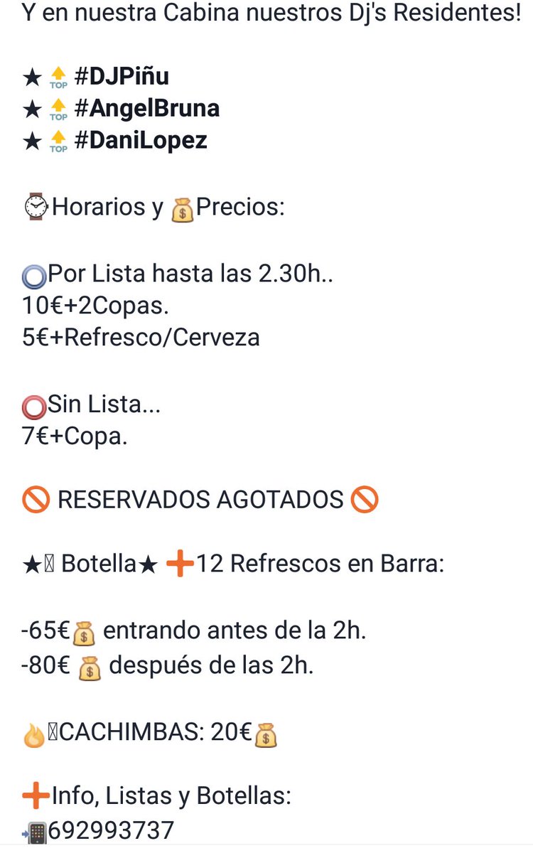 josegcparty's tweet photo. 💣💣 ¡¡BOMBAZO EN @Buddha_ILLescas!!💣💣 

Vuelve 💥#BALLESTEROS💥

🔴SORTEAREMOS ENTRADAS PARA UNIVERSI PARTY🔴

📲692993737 https://t.co/2oqGH6gW0j