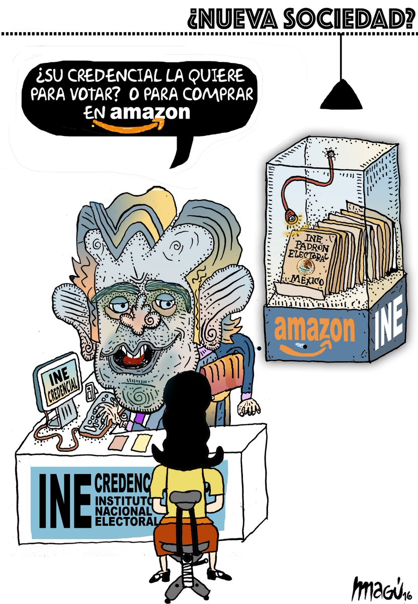 Magú on Twitter: "Sugieran a mami que cambie su credencial del INE ...