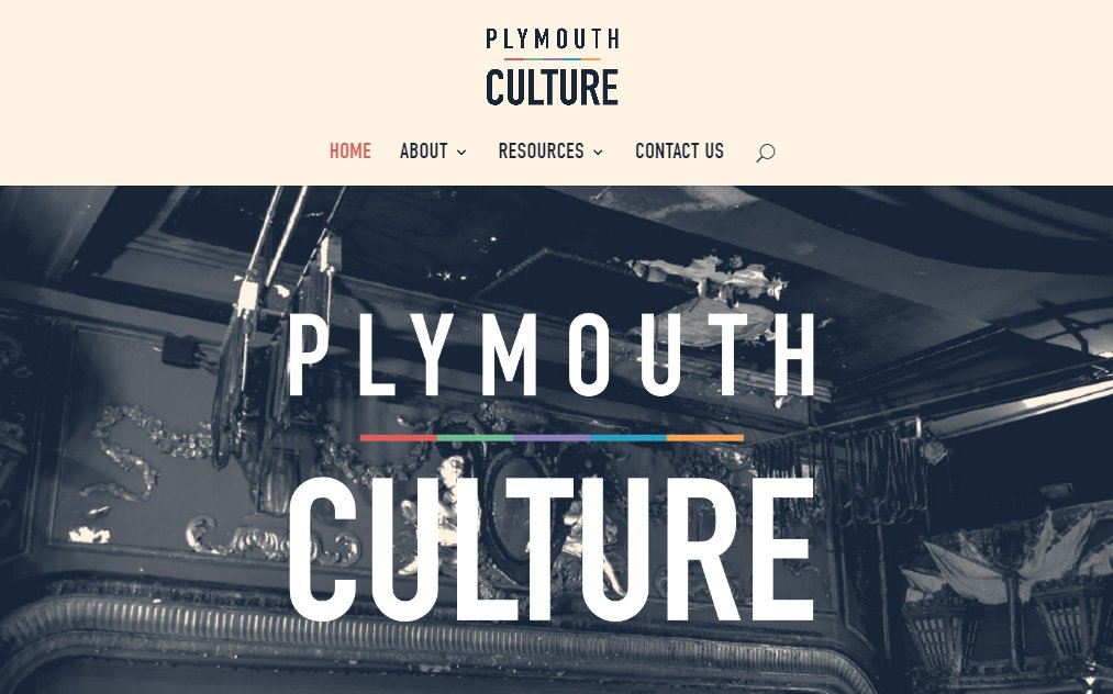 Our new website is live! Take a look at the resources for artists &amp; find out about our work plymouthculture.co.uk