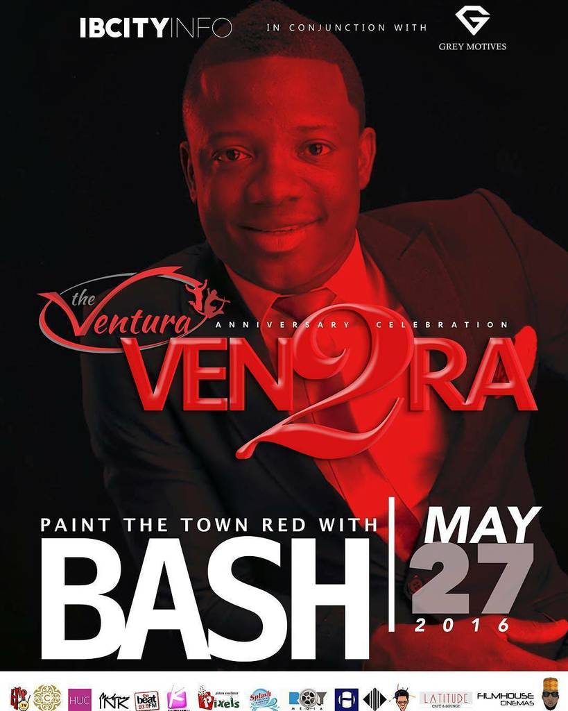 whatsupibadan's tweet photo. Comedy Heavyweight BASH is guaranteed to be at his rib cracking best when he co-host #VEN2… https://t.co/NqsyN1uS85 https://t.co/uUlbNn44ix