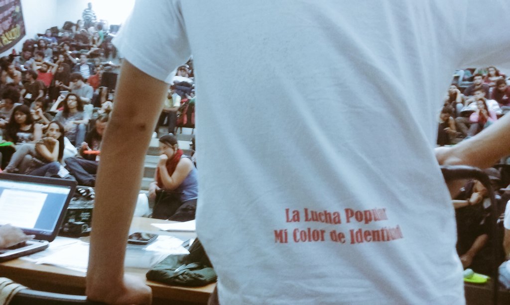 La lucha popular, mi color de identidad. Diseñando plan de trabajo: #5taAsamblea #IdentidadEstudiantil