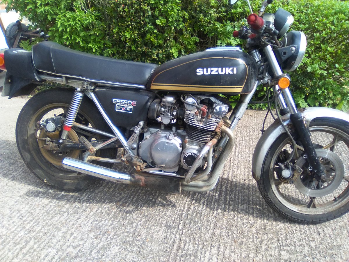 Zedparts's tweet photo. #Sale
#Suzuki #GS550 #1980
Needs fully restoring
V5 Present,matching numbers
#ChromeFrame
Interested? 01527 878237 https://t.co/MafcuGSwx7