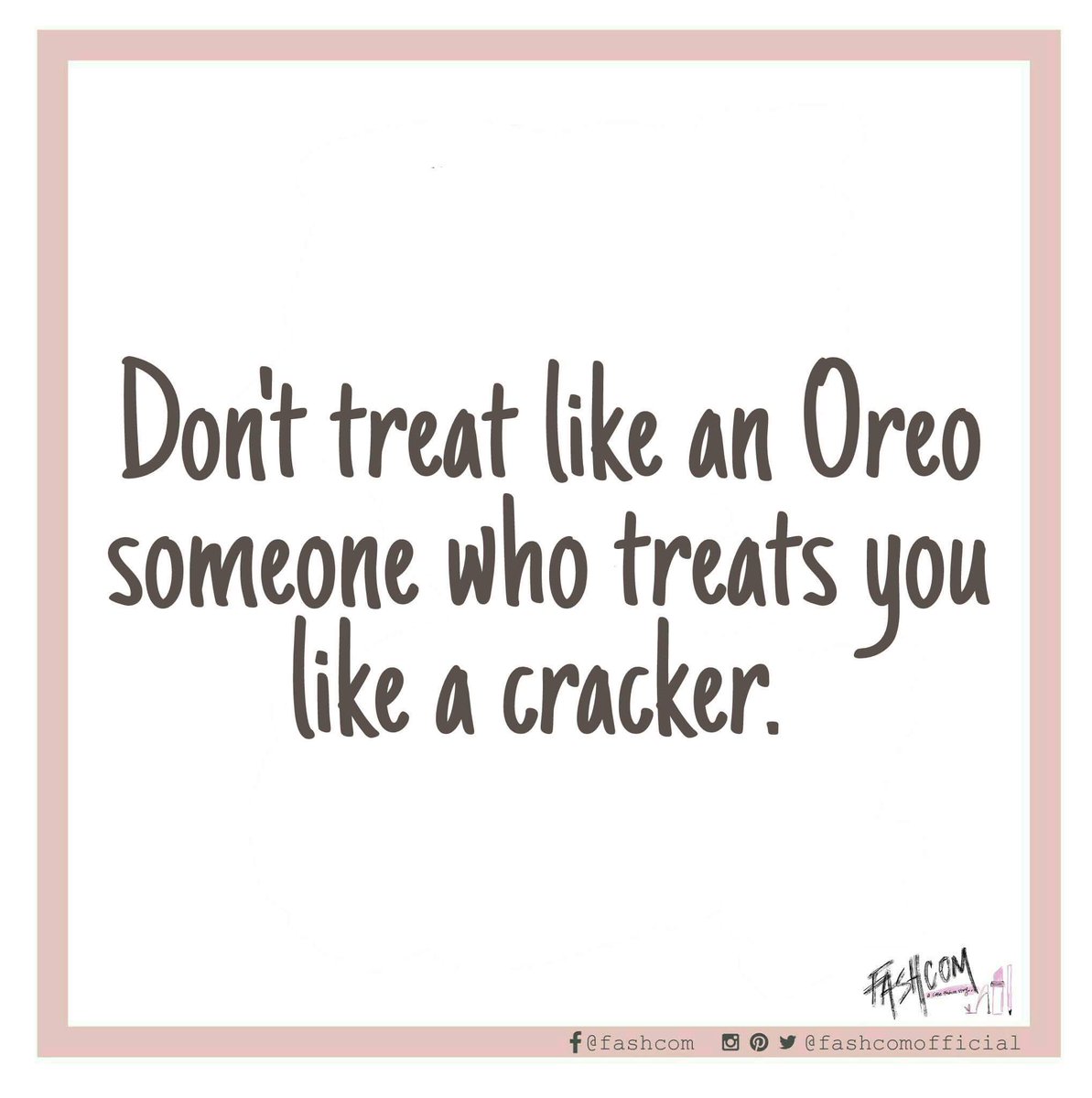 FASHCOMofficial's tweet photo. Exactly! 🍪 • #oreo #cookie #happiness #trust #friendship #love #fashcom #betrue https://t.co/tlQNkzHODS