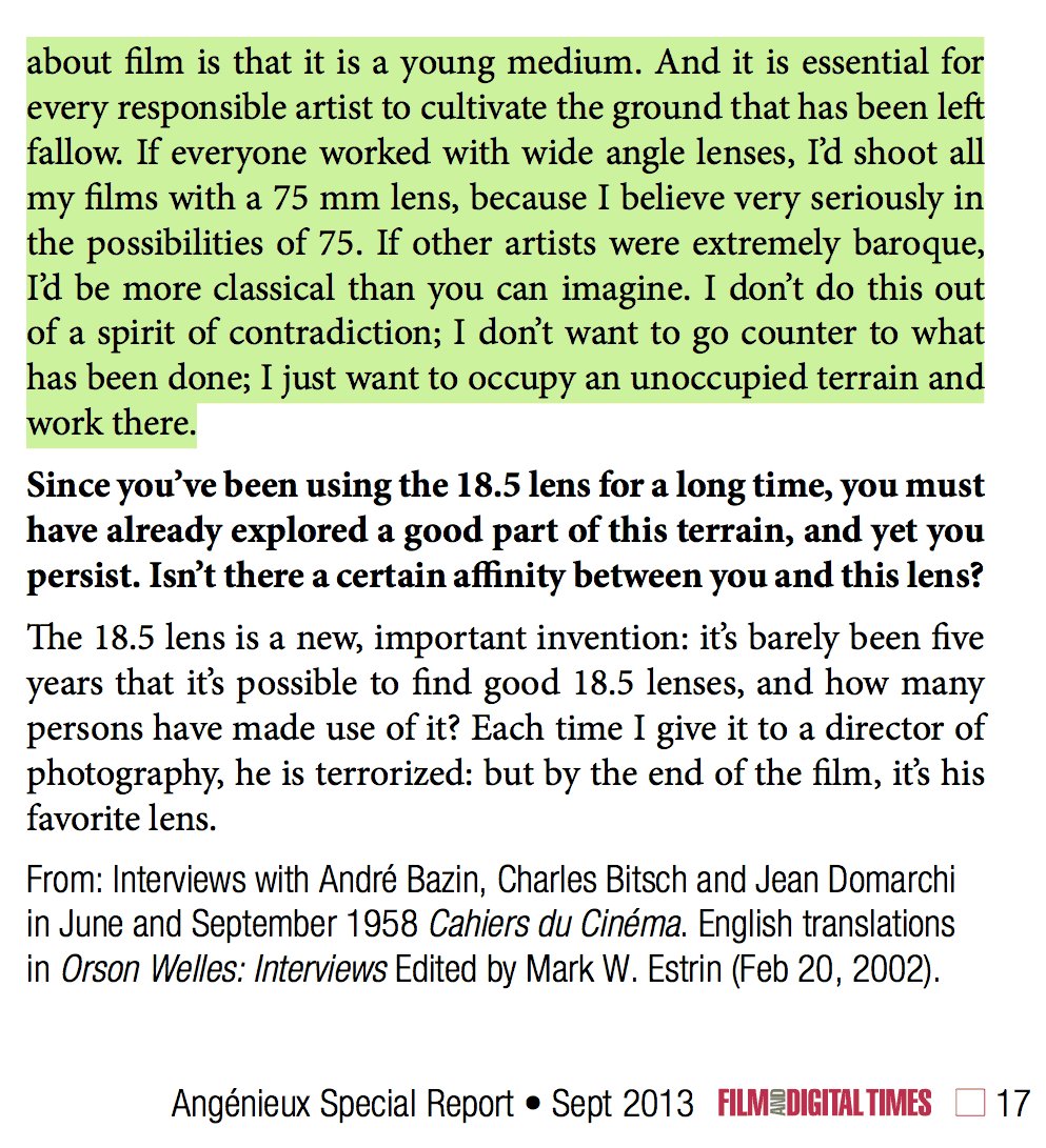 CinemaSymposium's tweet photo. It is essential for every responsible #artist to cultivate ground left fallow.
~Orson Welles https://t.co/mEAfiaqaX6 https://t.co/OsNOk4otJ8