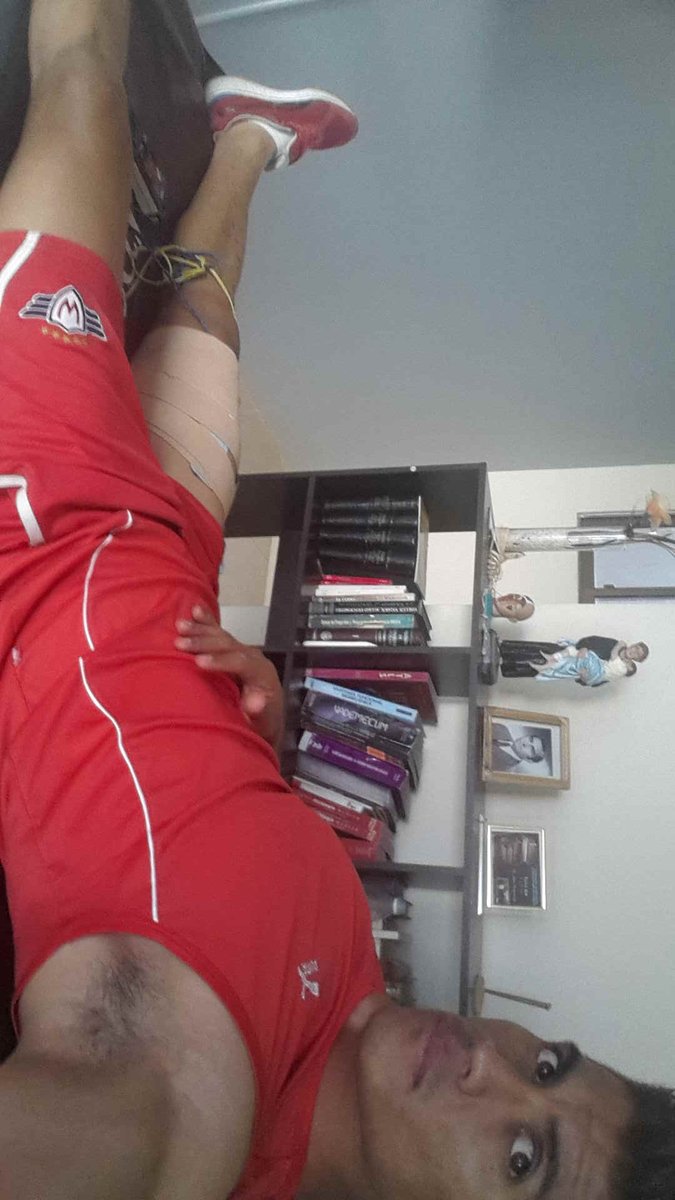 Ya en la fisio . Adelantando antes de la cirugia.