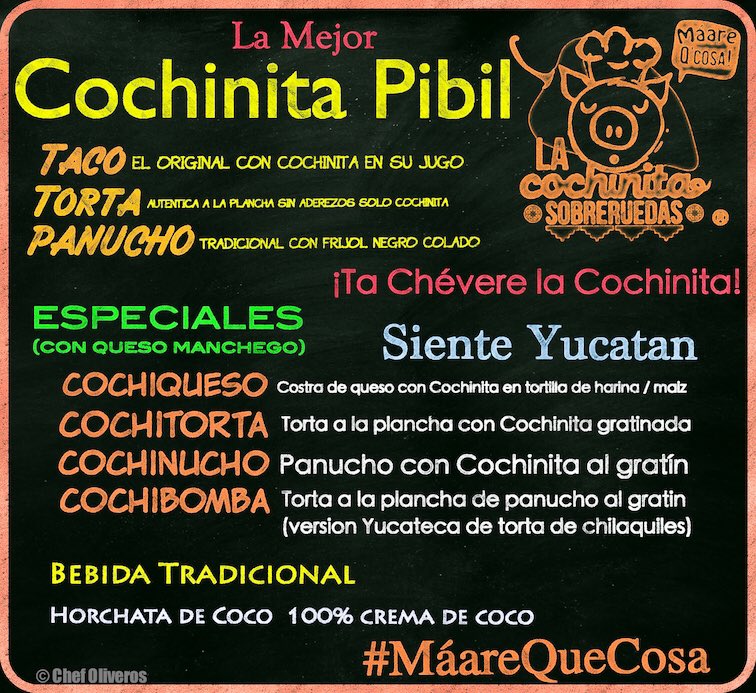 lacochinitadf's tweet photo. #LunesPibil en Lindavista, hasta las 11pm #Panucho #CochiQueso #CochiBomba #MangoHabanero #AguaDeMenta #MáareQueCosa https://t.co/sLDwYkGc9C