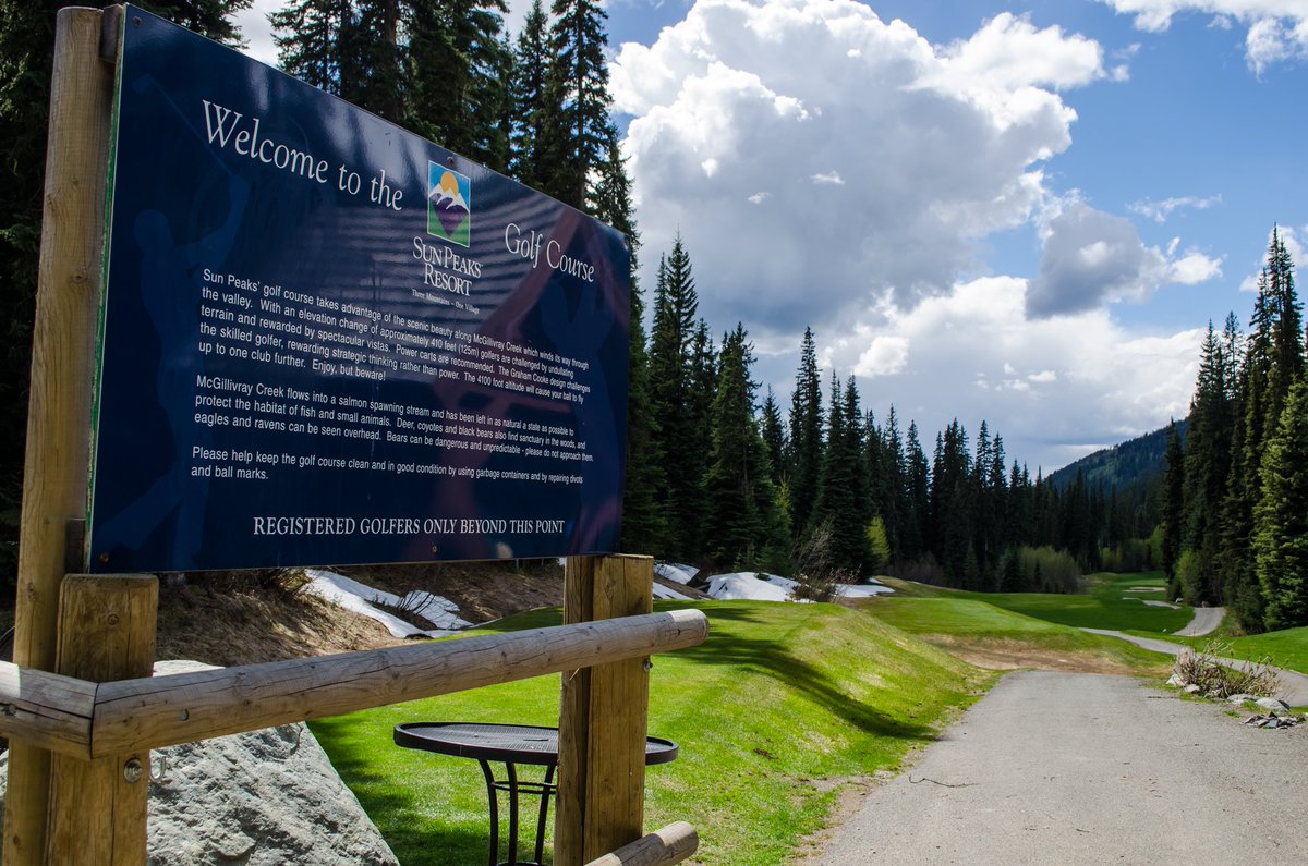 The course is looking pretty good today! Who's excited for the start of #golf season in SP? #ExploreBC #Kamloops