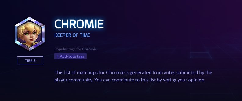HeroesCounters's tweet photo. Let's welcome Chromie, now playable on the the PTR!

https://t.co/4k07h4AF8o https://t.co/Hz11o2v0tI
