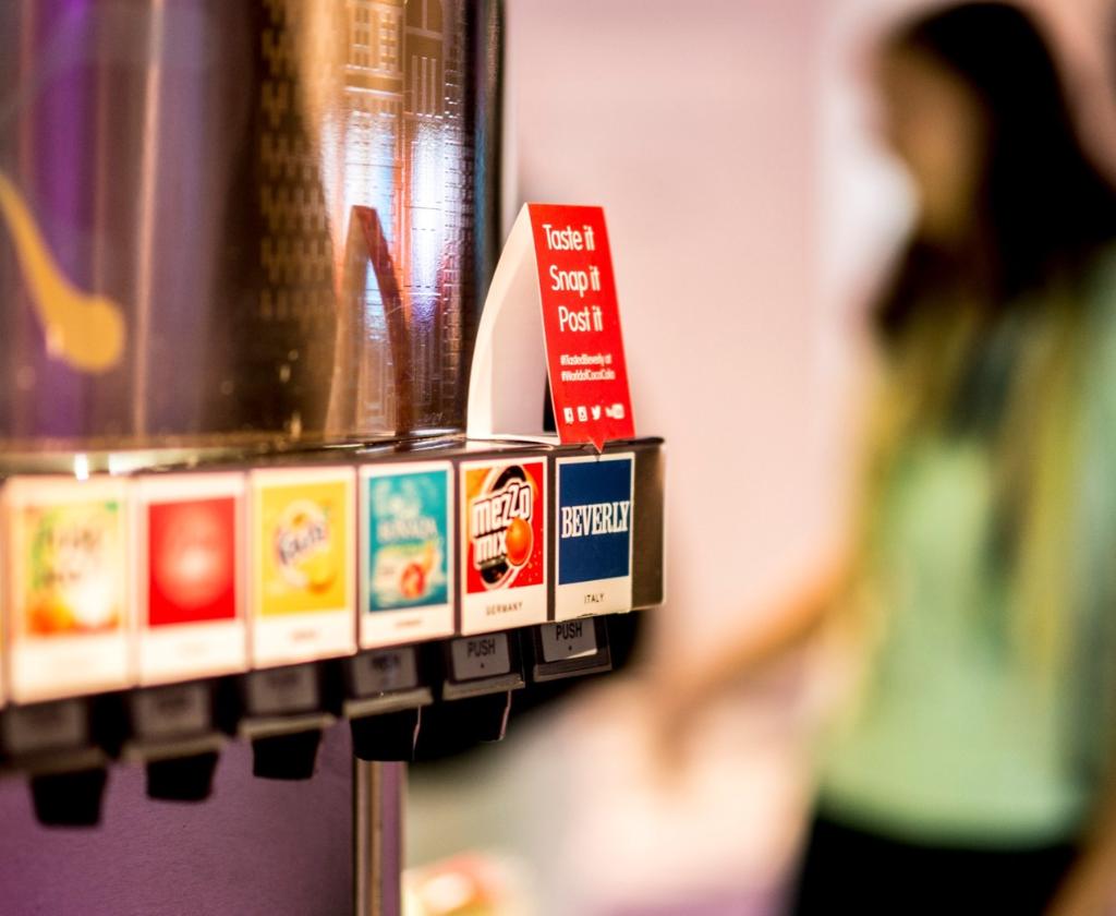 WorldofCocaCola's tweet photo. Taste It. Snap It. Post It. #ITastedBeverly at #WorldofCocaCola https://t.co/2efDZJ9qHc https://t.co/ztr54NwHaF