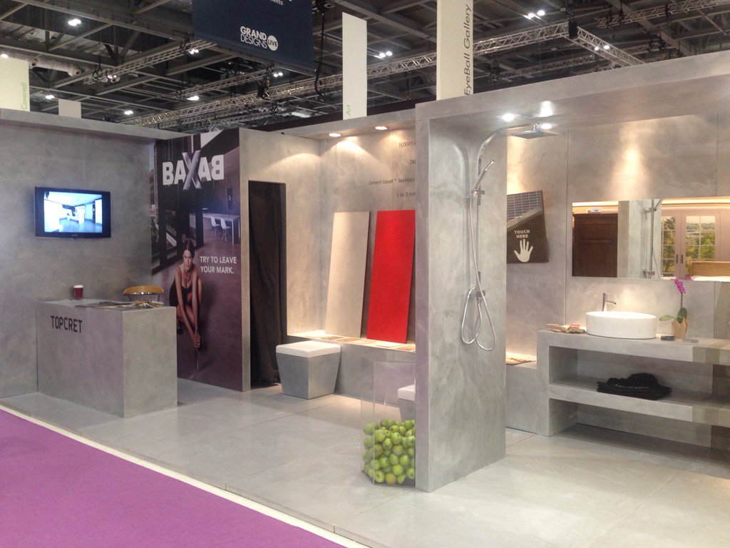 sharonisation's tweet photo. #revolution in seamless flooring @topcretuk stand L14 @ExCeLLondon @GDLive_UK #innovation @TopcretMicrocem https://t.co/6odtNjyOUP