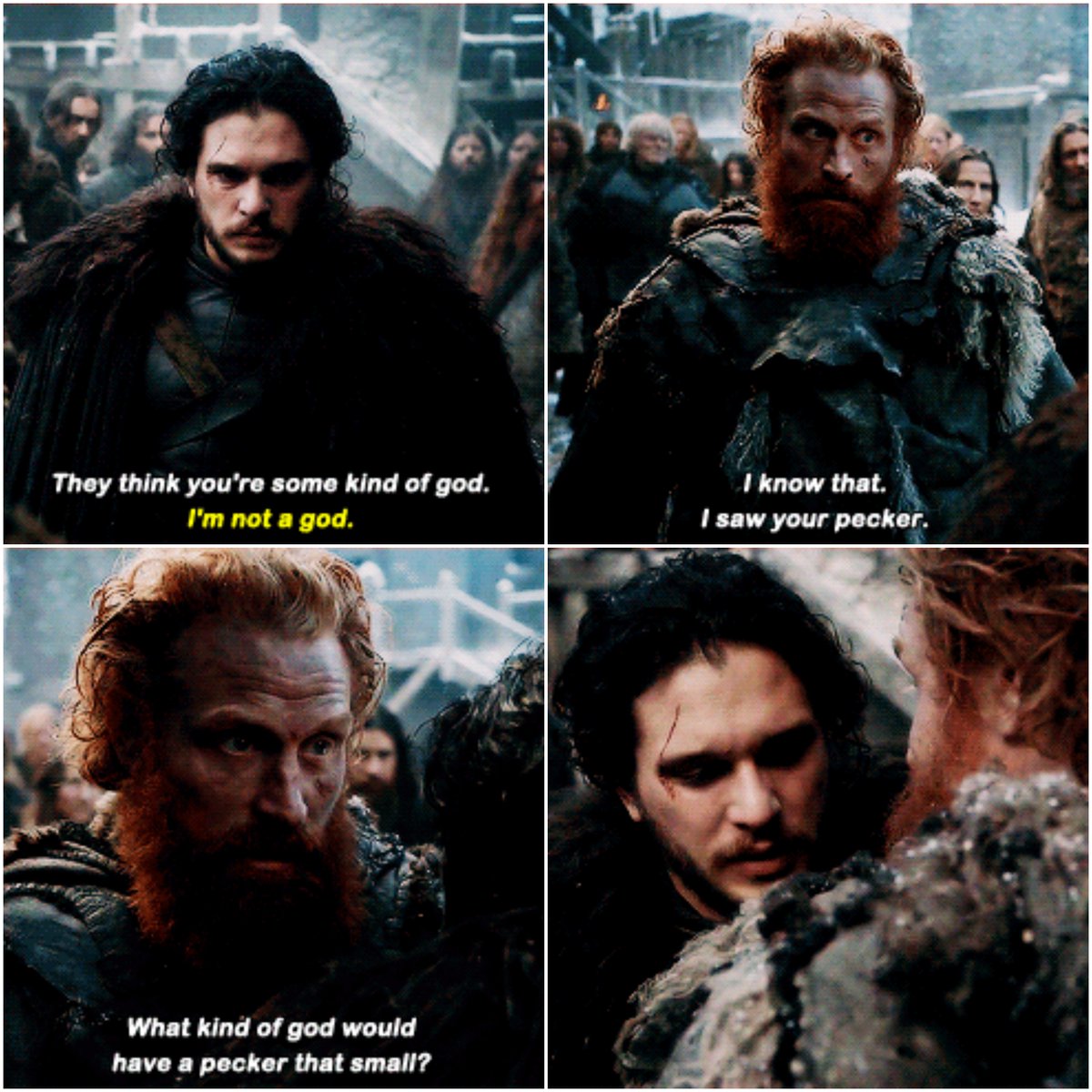 ThronesUpdates's tweet photo. Tormund has jokes. #GameOfThrones https://t.co/yUH4frzIWL