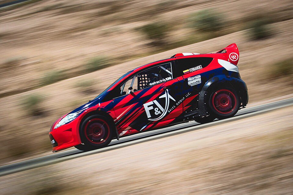 First couple of laps from our shake down is completely. Loving the new livery!