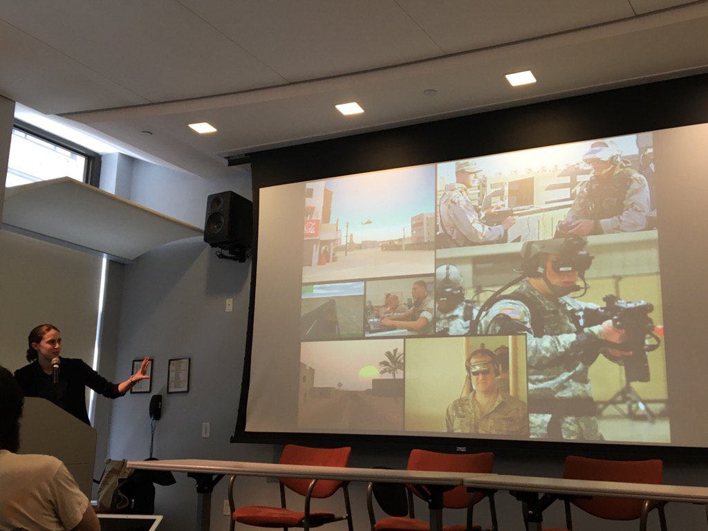 Awesome talk w <a href="/Harpers/">Harper's Magazine</a> Ava Kofman <a href="/eyywa/">EYY WA</a> about ethics behind #VRstorytelling. Loved it!