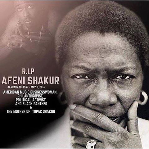 SimpBlackCuck's tweet photo. Tupac mum gave us a legend &amp;helped fight 4 black ppls rights as a BLK panther god bless her soul. R.I.P #AfeniShakur https://t.co/zDtmJCdSQT
