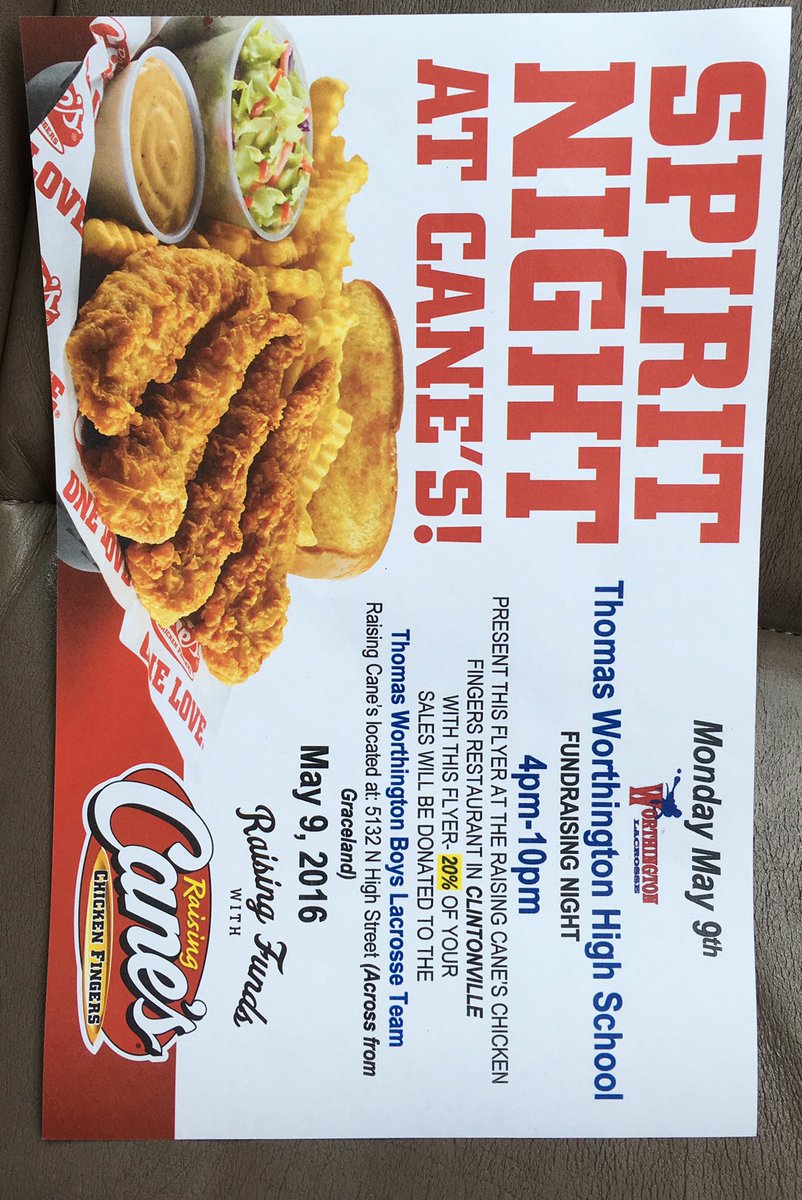 Cardslax2016's tweet photo. Present this flyer at the Canes across from Graceland to help support the Lacrosse team! https://t.co/drsb4gSUZp