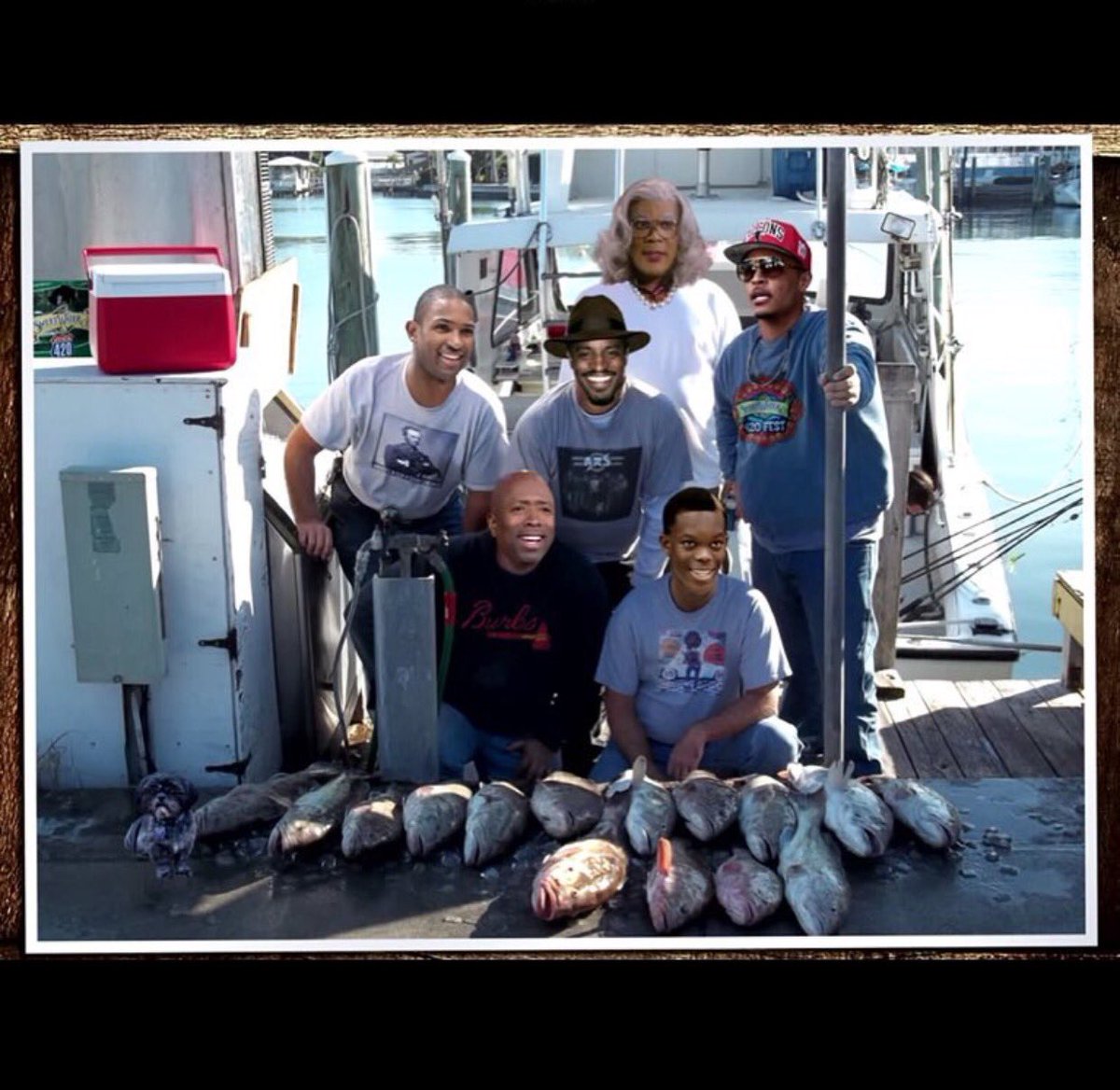 Who did dis sh*t to me???? Lol 
This what happens when ya home team gets swept twice in a row by Lebron&amp;dem...
