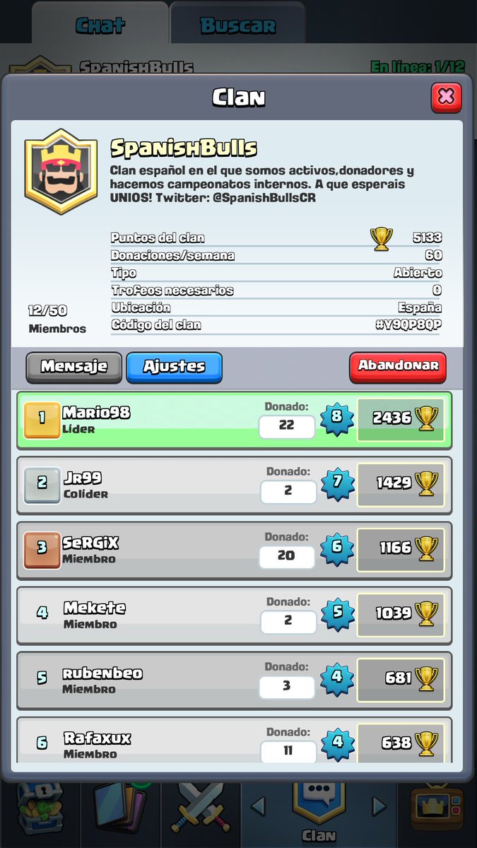 SpanishBullsCR's tweet photo. Cada dia se va sumando mas gente al clan, quieres ser uno de ellos? Pues a que esperas unete!! https://t.co/lZA3pdIsg0
