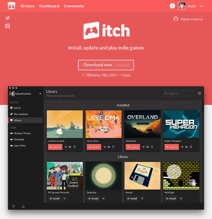 itchio's tweet image. We've completely redone the app's page to highlight all the cool new stuff: itch.io/app #indiegames
