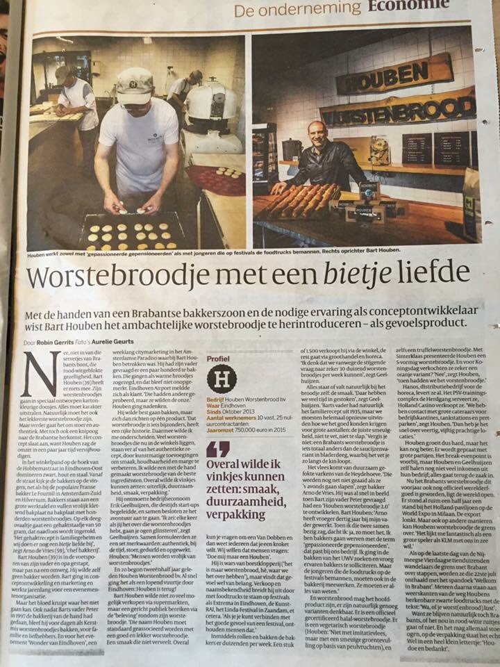 Blij met het artikel in de Volkskrant, leuke reacties!!