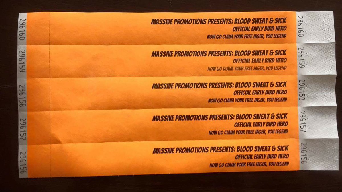 Free <a href="/JagerUK/">Jägermeister UK</a> anyone? First 60 bodies at the Blood, Sweat &amp; Sick show on the 27th can get it down your necks #Fukyeh