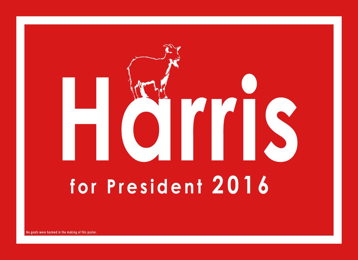 HarrisfoPrez's tweet photo. #HarrisforPrez #VoteGoat
Vote for me here at: https://t.co/yYfwzU152A https://t.co/xPGDyusRvO