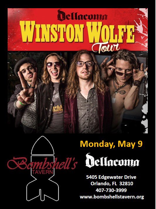 RickRLive's tweet photo. #Florida @DellacomaRocks is getting down at @BombshellsOrl #orlando #tonight #BombshellsTavern #rockbands #rocktours https://t.co/1nvn4idRou