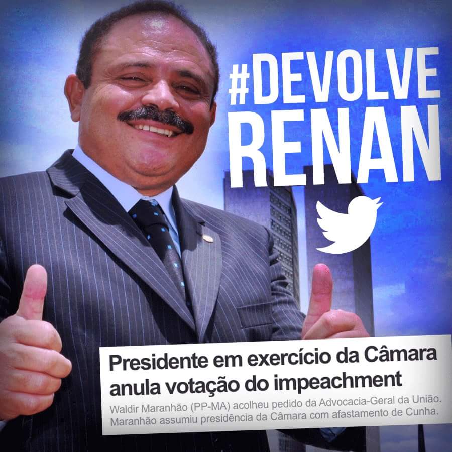 MarivoneLula's tweet photo. Saindo pra dar aula.....ai...ai...ai....kkk
O TWITTAÇO CONTINUA > #DevolveRenan < ou > #DEVOLVARENAN
Volto a noite https://t.co/OuGOLCM9mJ
