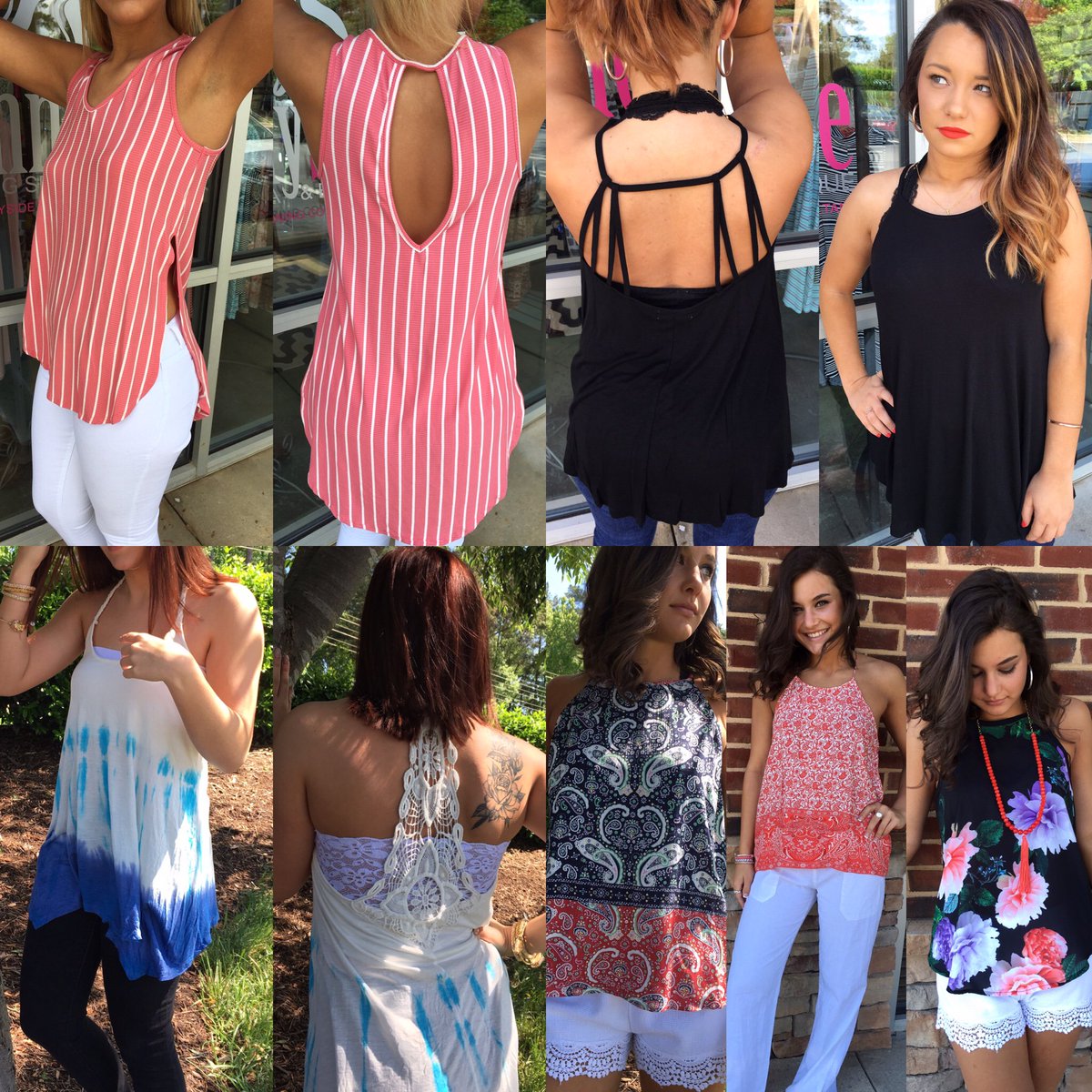 SunnysideTan's tweet photo. Summer tops in full swing 😎👌🏼😘 #newarrivals #summervibes #tanksfordays #reptheside #modelsontheside https://t.co/dBGTFqVSjd