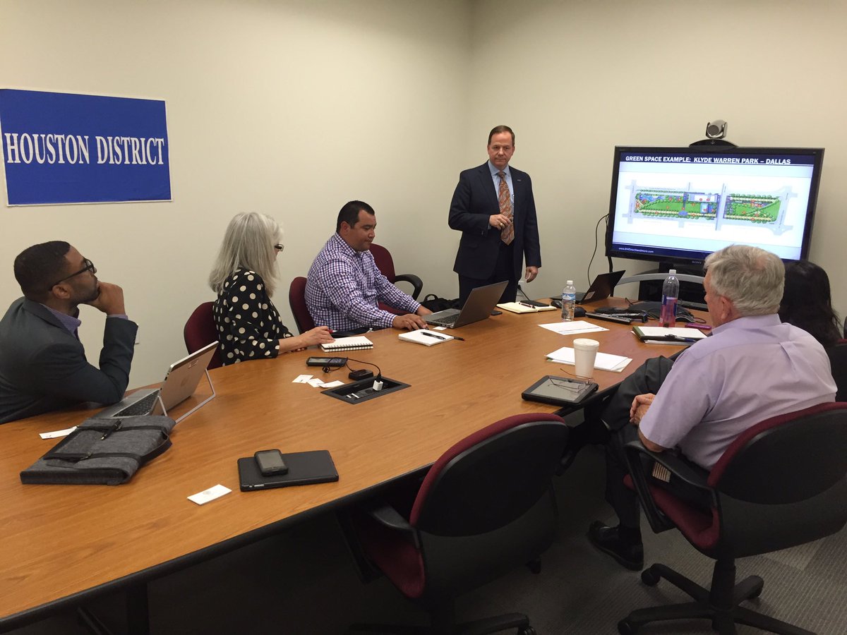 TxDOTHouston's tweet photo. Mtg with @Karla4Houston giving her an overview of the North Houston Highway Improvement Project. https://t.co/QFizWimj7q