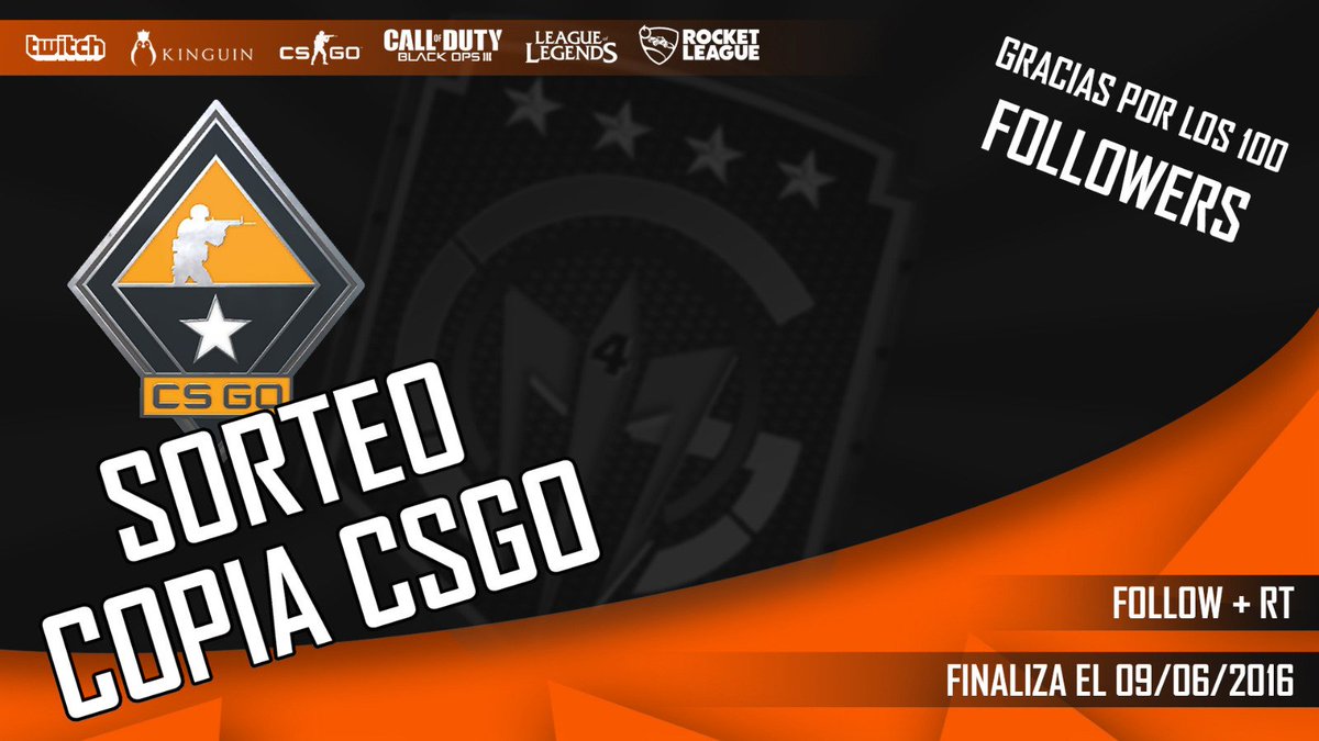 RazorsGG's tweet photo. ¡SORTEO DE UN CSGO! Requisitos:
 ▶RT
 ▶Follow
 ▶FAV SI QUEREIS MÁS

#GoM4G https://t.co/Ama4K5j6Af